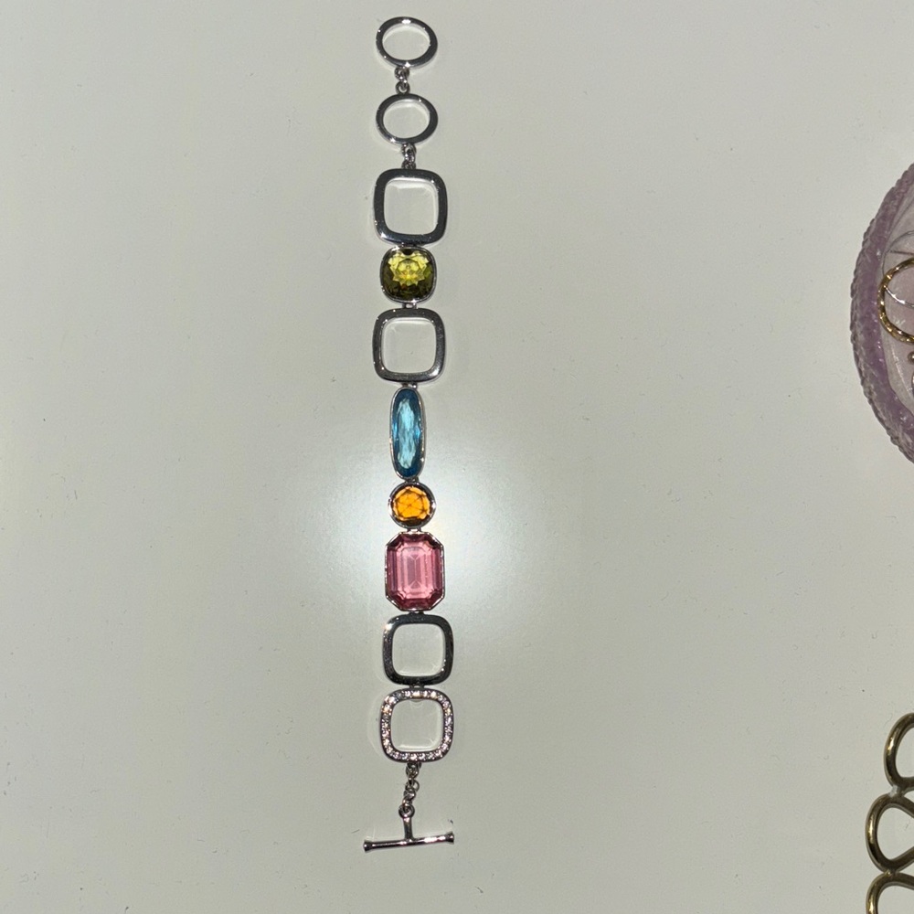 Swarovski Elegant Multicolor Gemstone Bracelet